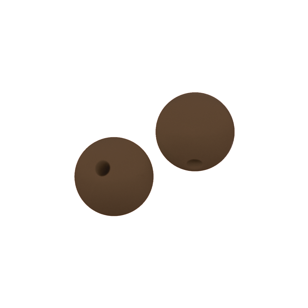 Silicone Beads, Round, 12mm, Sold Per pkg of 10, Available in Multiple Colours