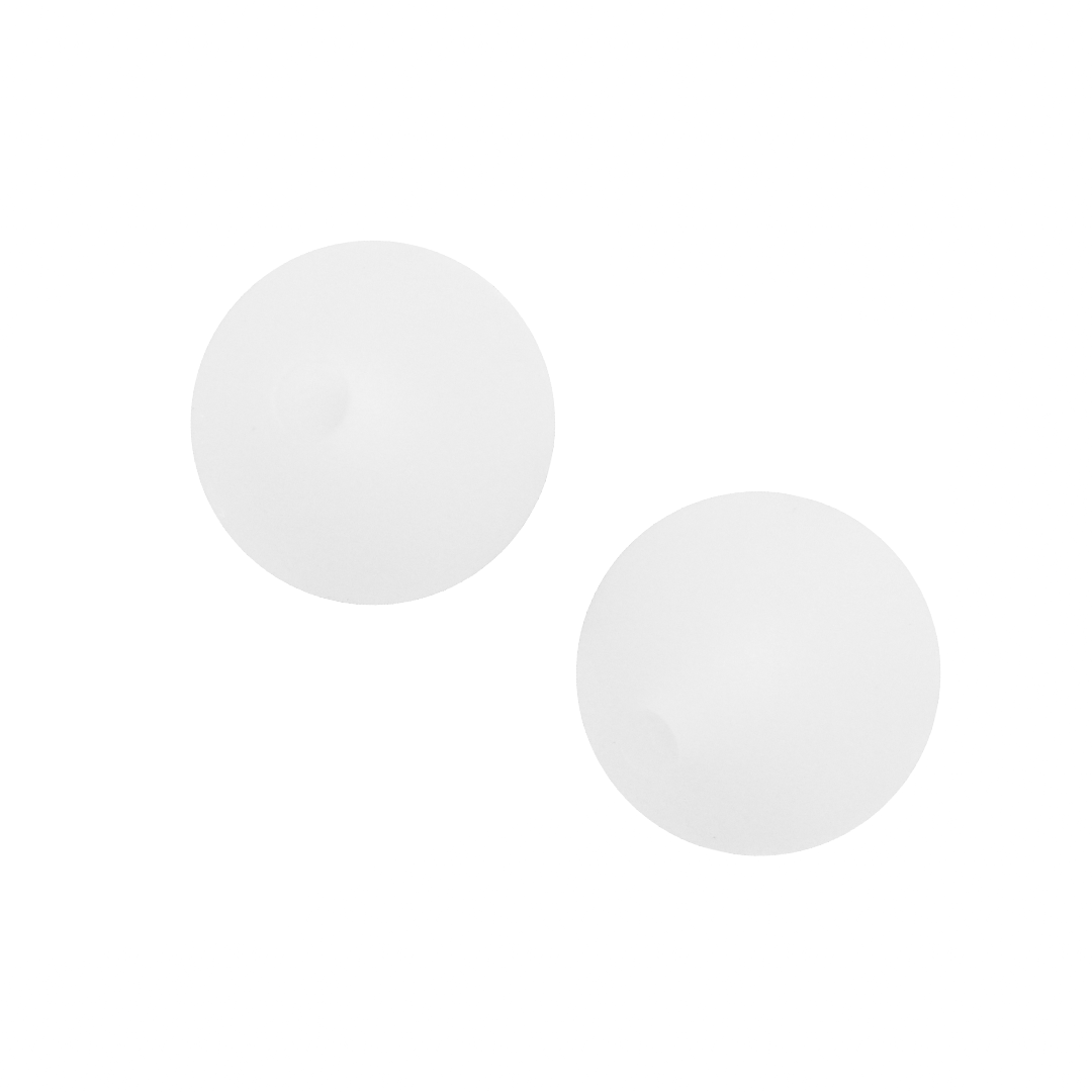 Silicone Beads, Round, 10mm, Sold Per pkg of 10, Available in Multiple Colours
