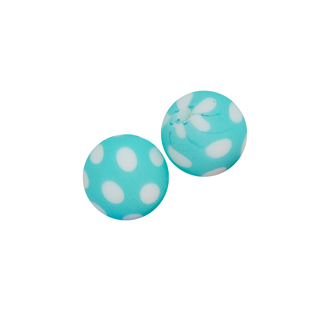Silicone Beads, Round, 15mm, Sold Per pkg of 10, Available in Multiple Colours