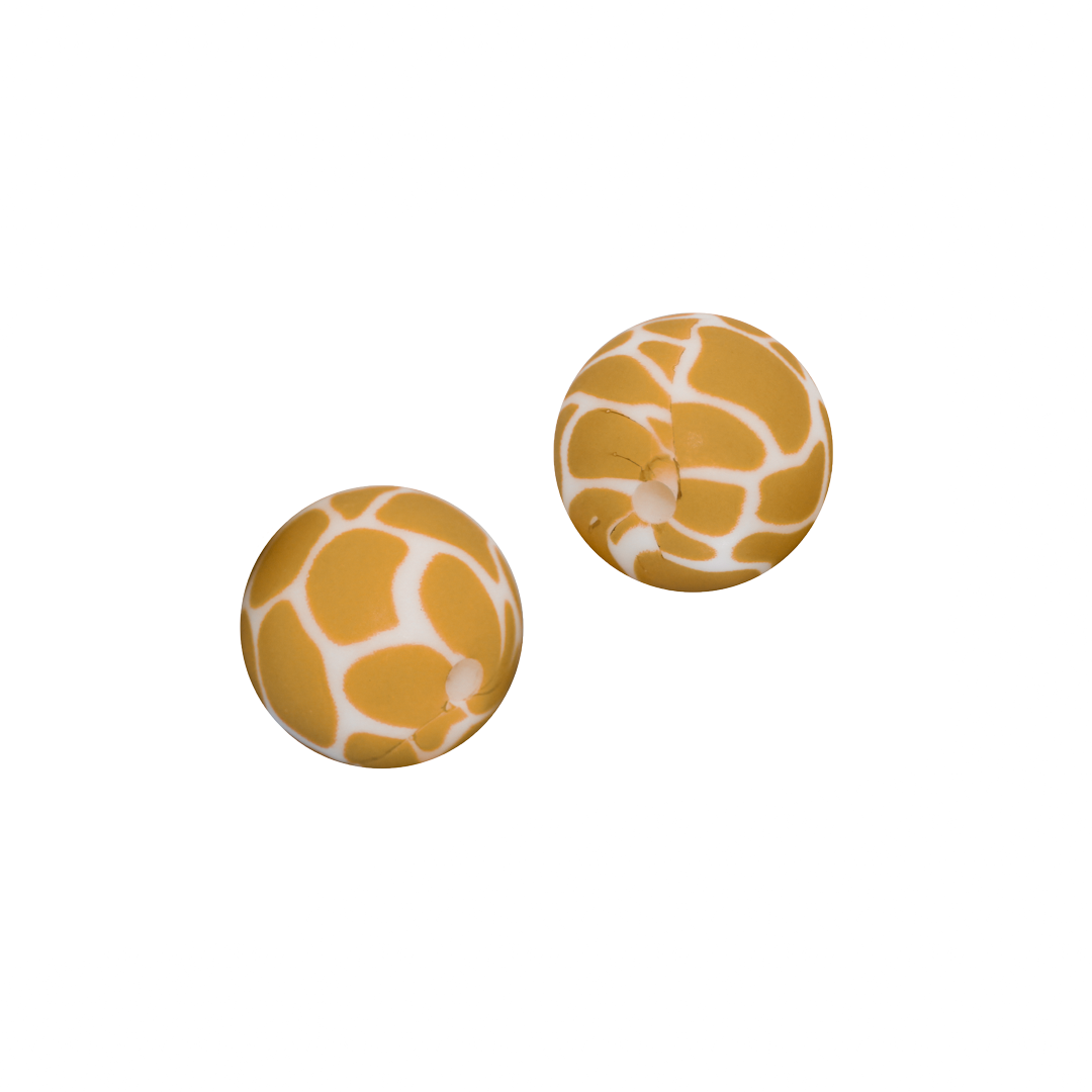 Silicone Beads, Round, 15mm, Sold Per pkg of 10, Available in Multiple Colours