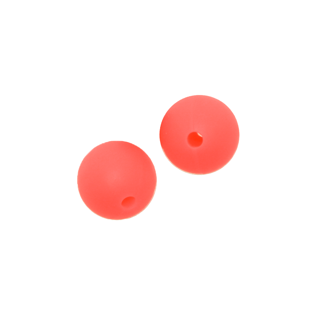 Silicone Beads, Round, 10mm, Sold Per pkg of 10, Available in Multiple Colours