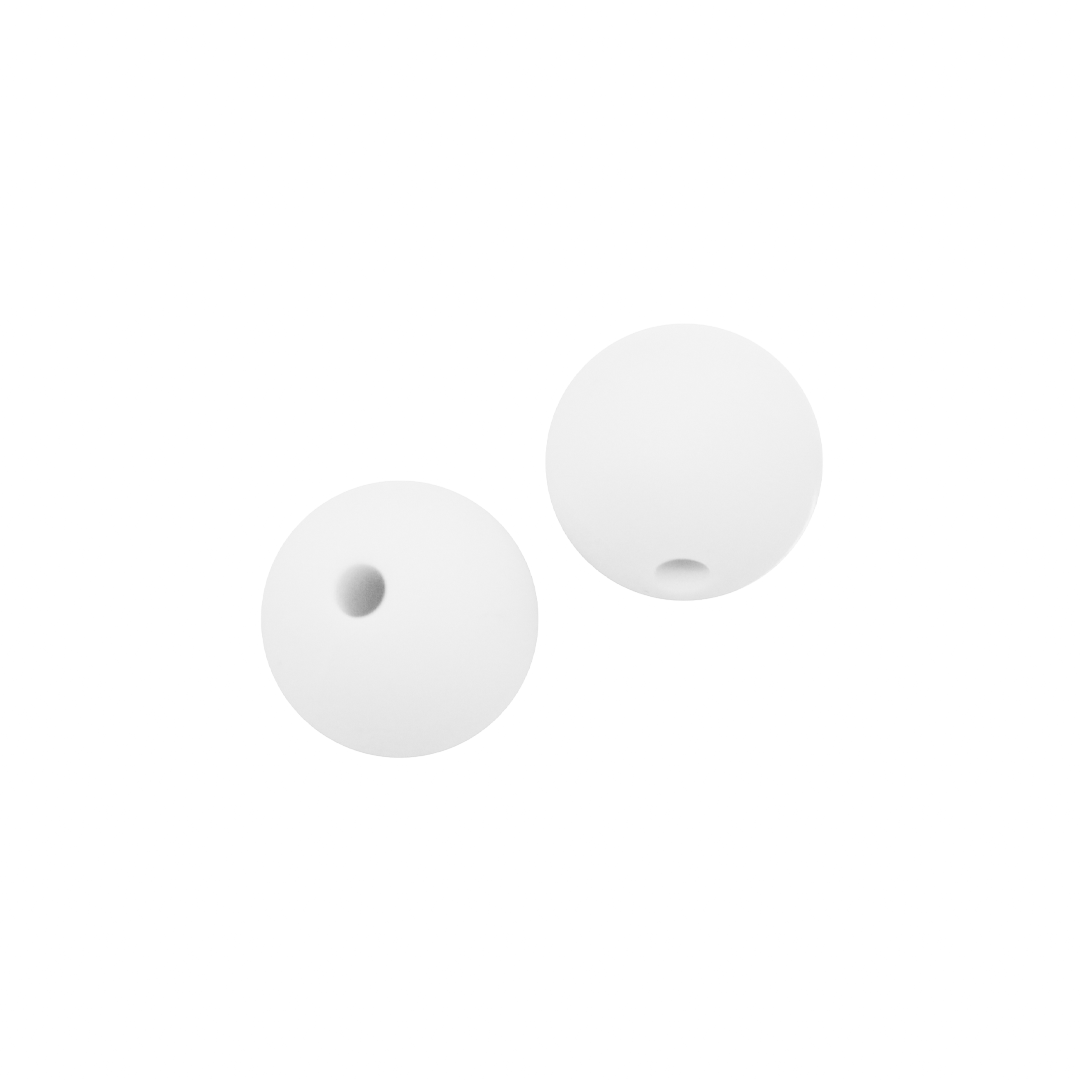 Silicone Beads, Round, 12mm, Sold Per pkg of 10, Available in Multiple Colours