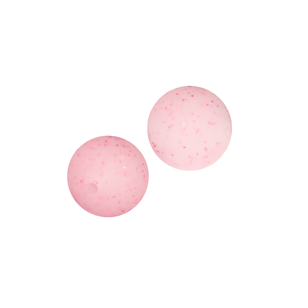 Silicone Beads, Round, 15mm, Sold Per pkg of 10, Available in Multiple Colours