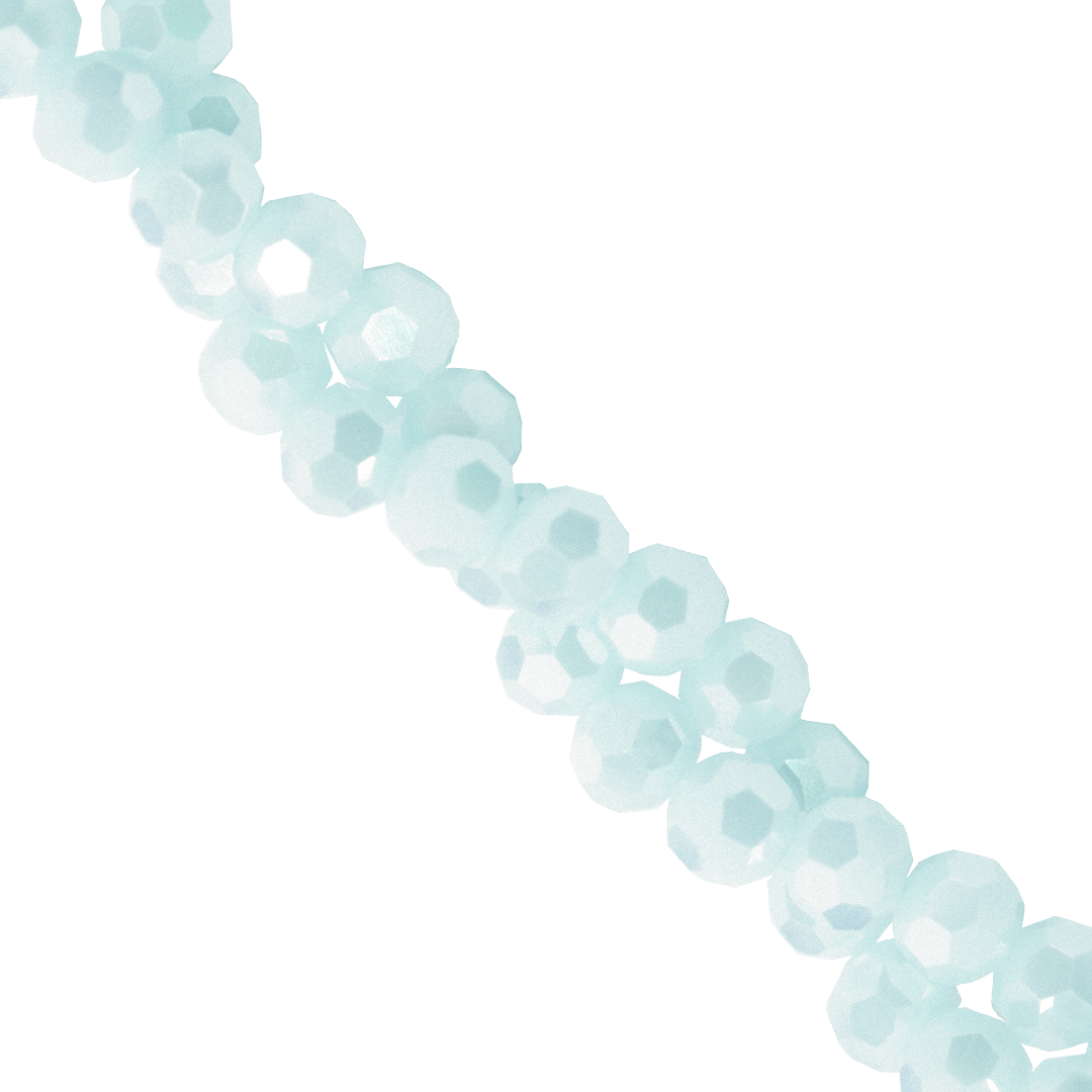 Glass Crystal Beads, Round, Faceted, 6mm, Approx 90 pcs per strand, Available in Multiple Colours