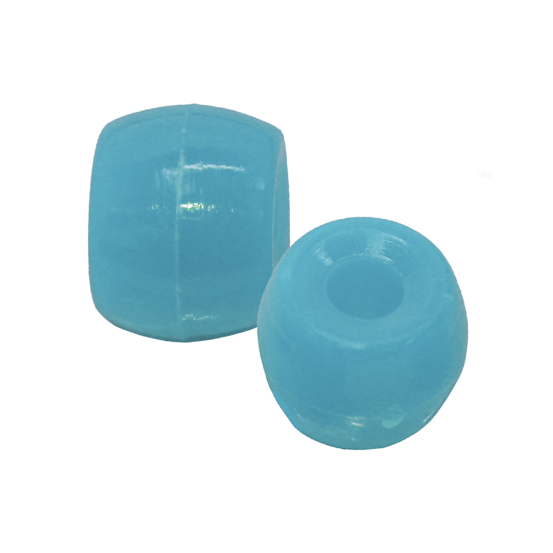 Plastic Beads Bulk Bag, Pony Beads, 9.5mm, Sold Per pkg of Approx 400 pcs, Available in Multiple Colours