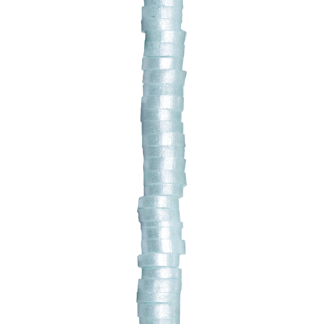 Heishi Beads, Shiny, Flat Disk Polymer Clay Beads, 4mm, Available in Multiple Colours