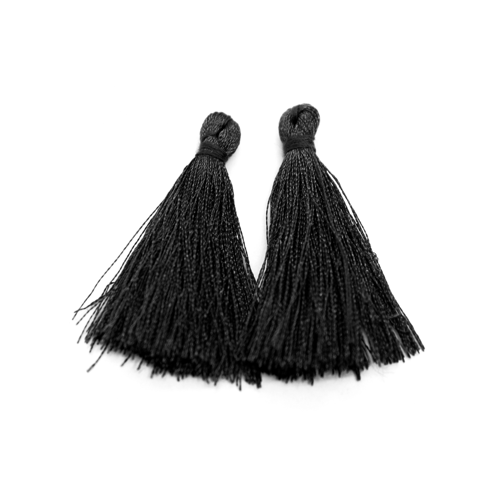 Tassels, Silk Thread, 1.3 inch, 5pcs, Available in 9 colors