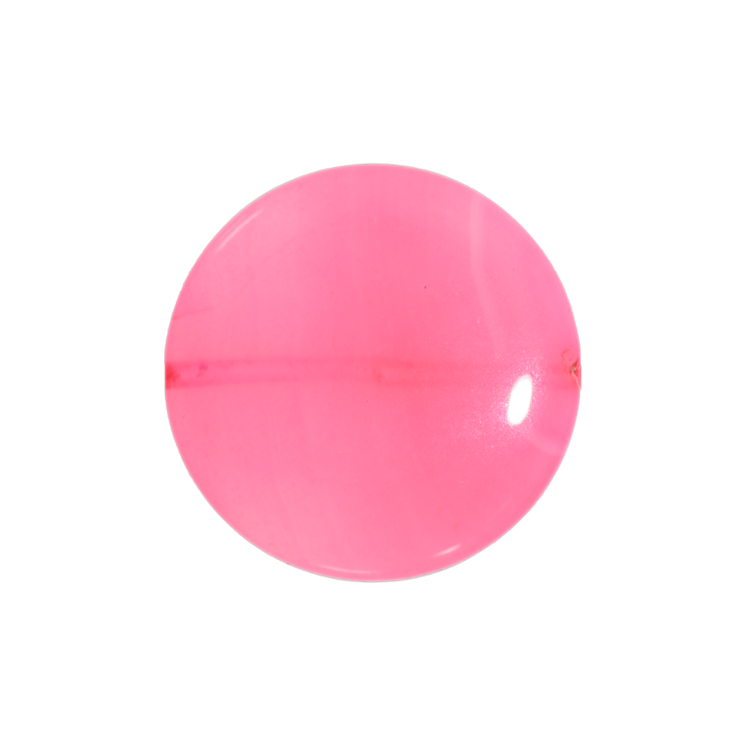 Pink Agate, Round, Semi-Precious Stone, Approx 35mm, Sold Per pkg of 2