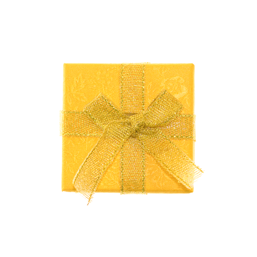 Tools, Ring Gift Box, Cardboard, 5cm x 5cm x 3cm, Available in Multiple Colours, 1 pc