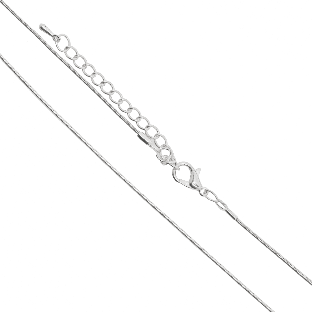 Chains, Snake, Alloy, 18 inches, Sold Per pkg of 12, Available in 4 Colours