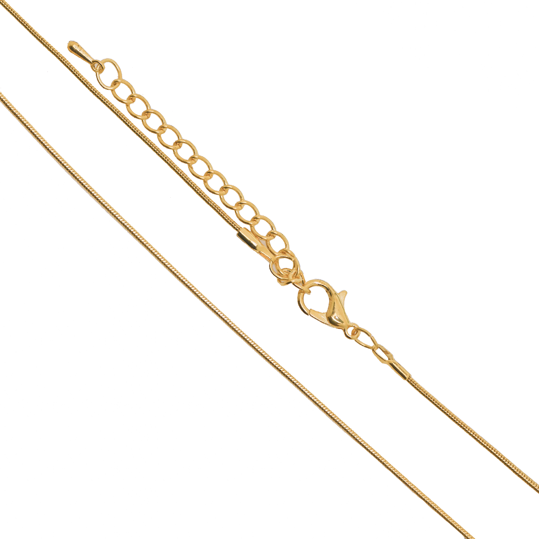 Chains, Snake, Alloy, 18 inches, Sold Per pkg of 12, Available in 4 Colours