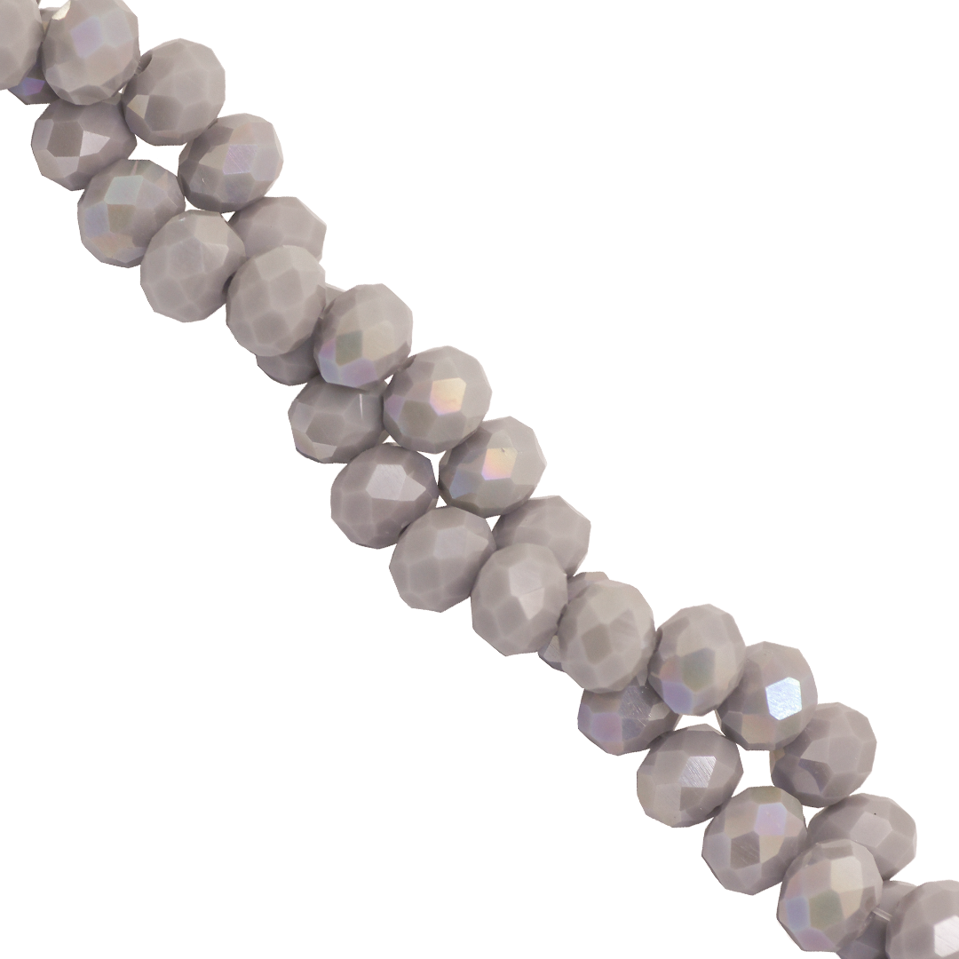 Glass Crystal Beads, Rondelle, Faceted, 3mm, Approx 110 pcs per strand, Available in Multiple Colours