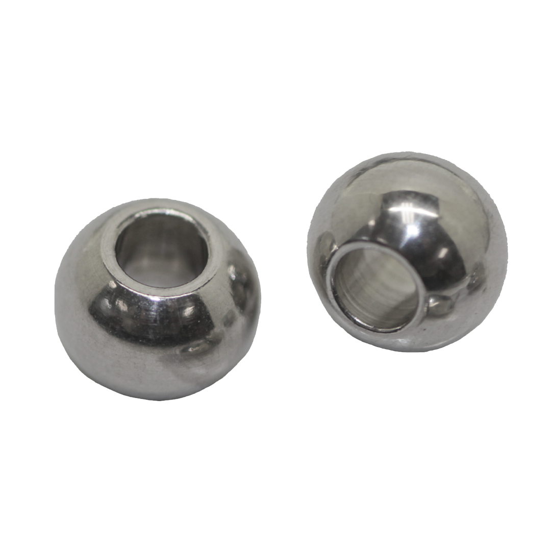 Plain Round Spacer, Stainless Steel, 6mm, 12pcs/bag