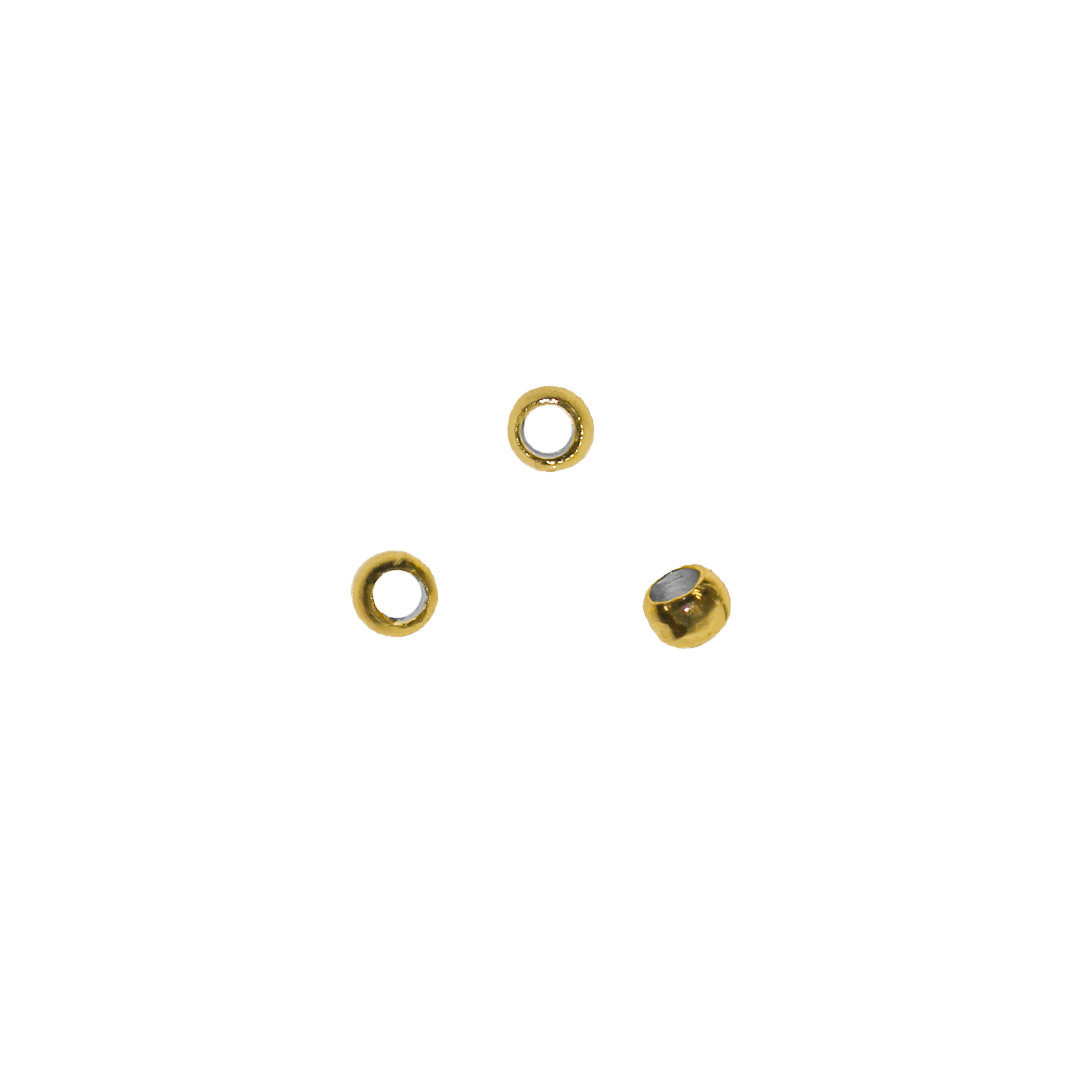 Spacers, Rondelle Shape, Stainless Steel, Gold, 3mm, Sold Per pkg of 20 pcs