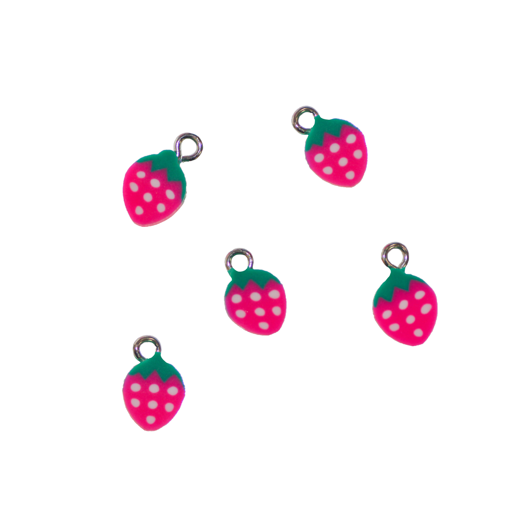 Polymer Clay Charm, Approx 12-14mm x 8-10mm, Sold Per pkg of 12, Available in Multiple Styles