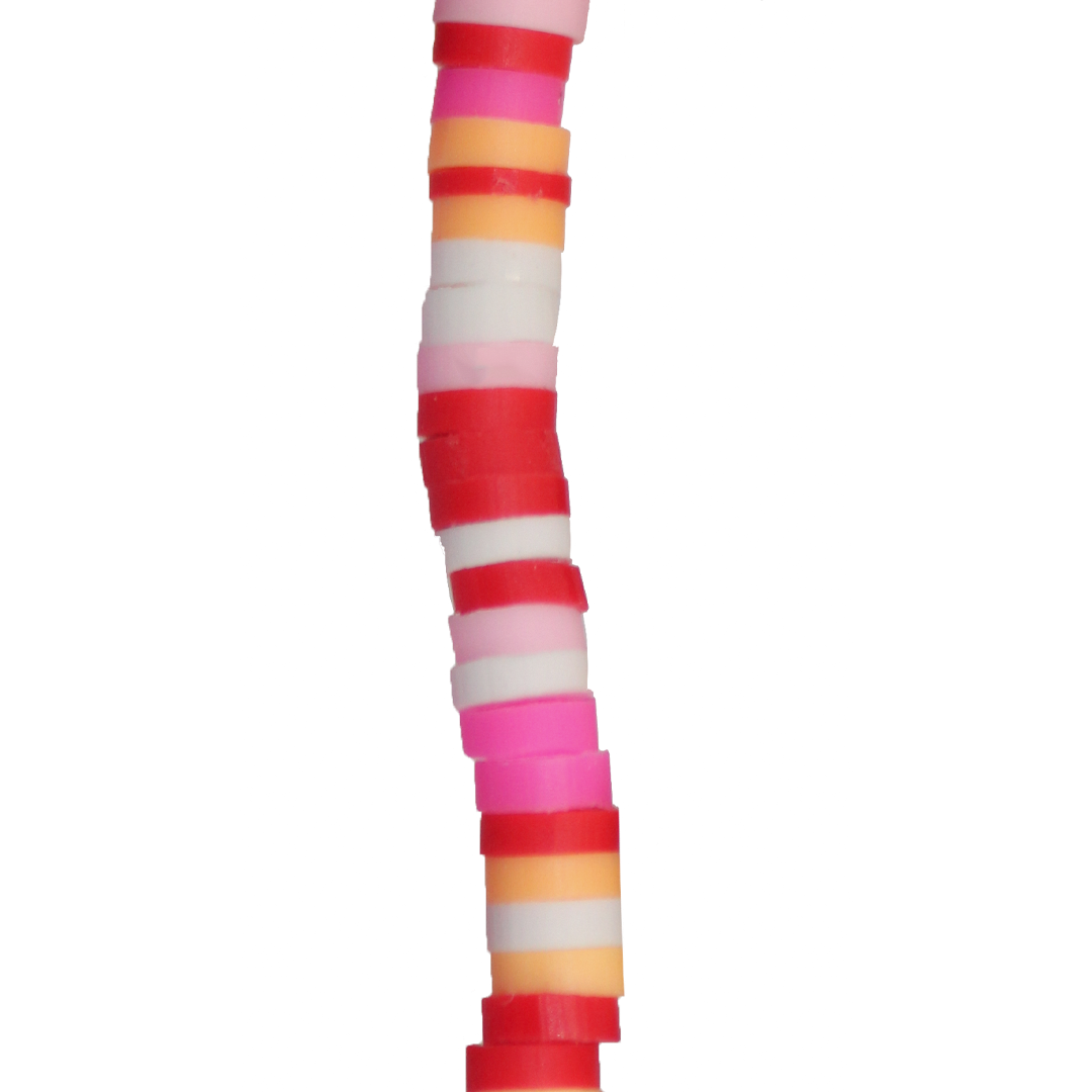 Heishi Beads, Flat Disk Polymer Clay Beads, 4mm, Available in Multiple Colours