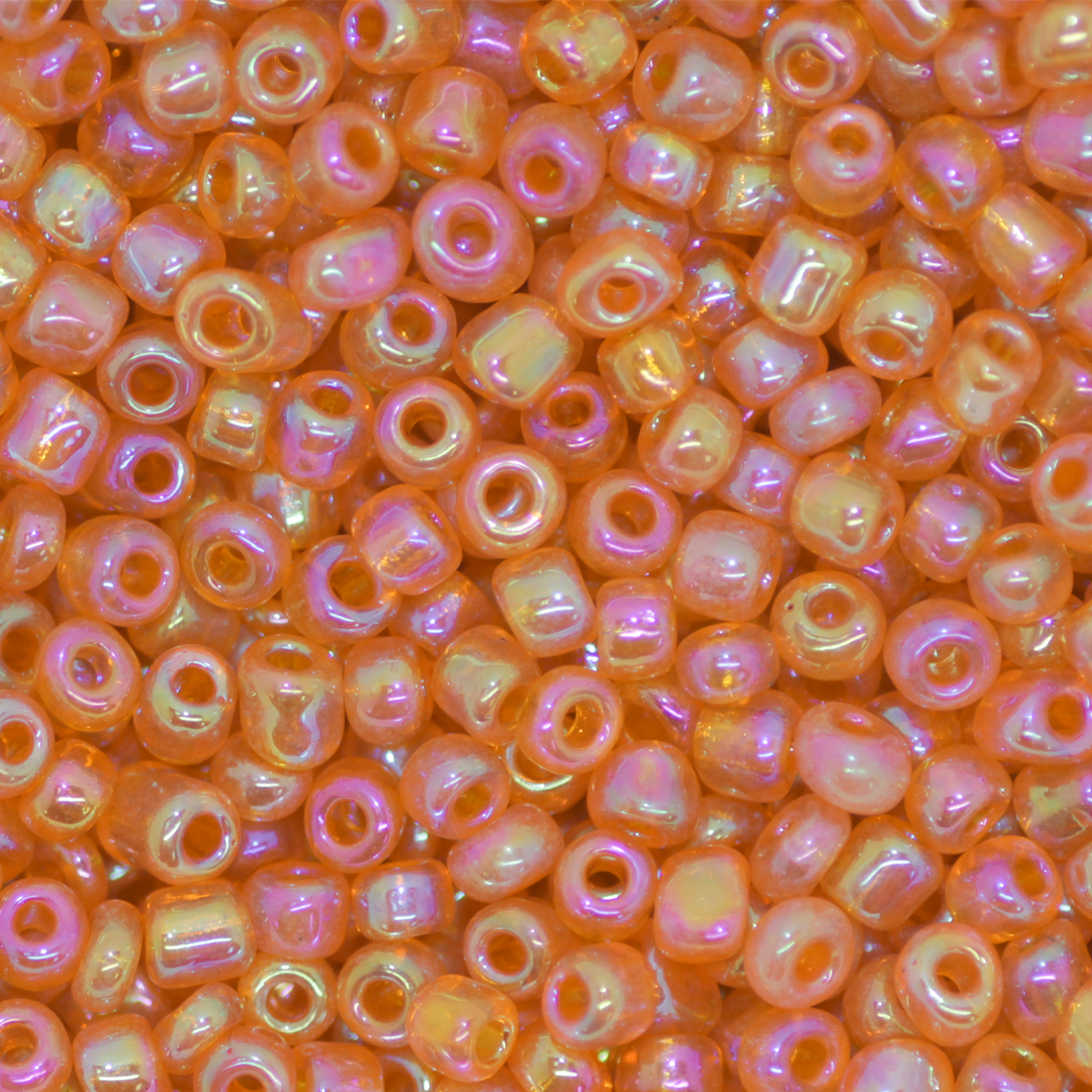 Seed Bead Bulk Bags - Transparent Luster - 6/0 - Approx 448g/6,000pcs - Available in Multiple Colours