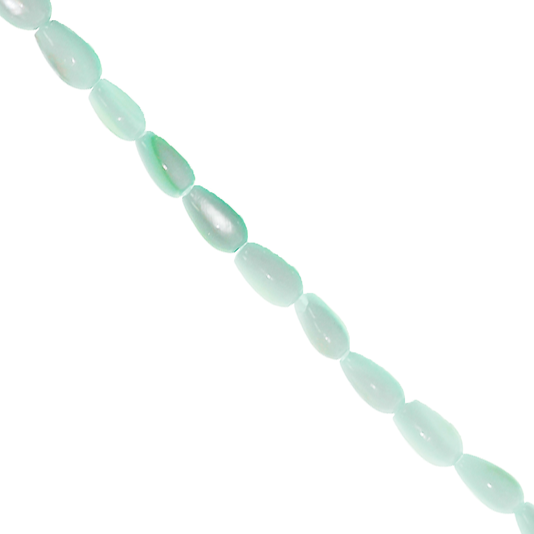 Shell Beads, Dyed, Teardrop, 3mm x 5.5mm, Approx 65 pcs per strand, Available in Multiple Colours