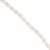 Shell Beads, Teardrop, White, 5mm x 7.5mm, Approx 50 pcs per strand