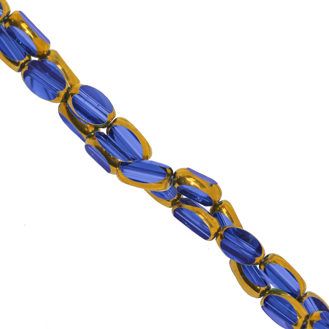 Glass Rice Beads, Transparent, 7mm x 3.5mm, Approx 45 pcs per strand, Available in Multiple Colours