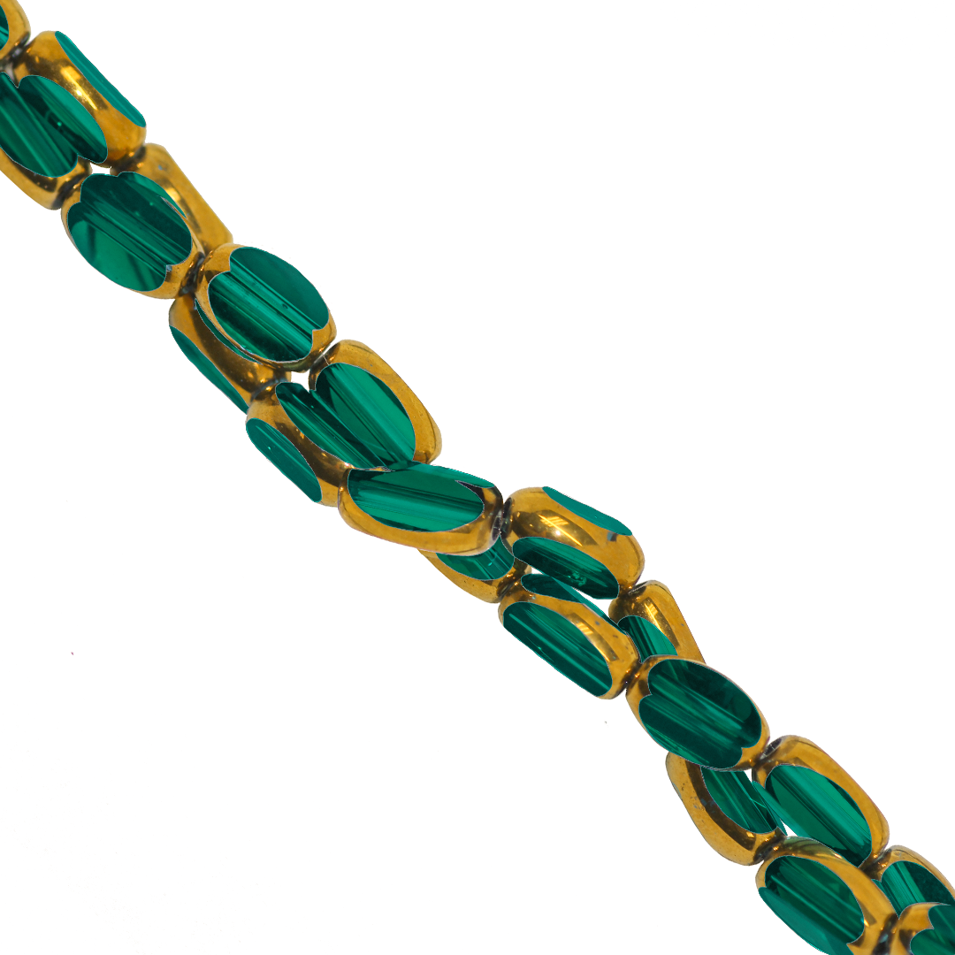 Glass Rice Beads, Transparent, 7mm x 3.5mm, Approx 45 pcs per strand, Available in Multiple Colours