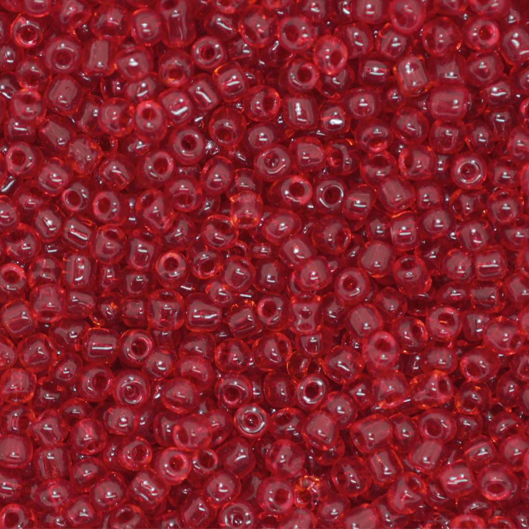Seed Bead Bulk Bags - 6/0 - Transparent - Approx 448g/6,000pcs - Available in Multiple Colours