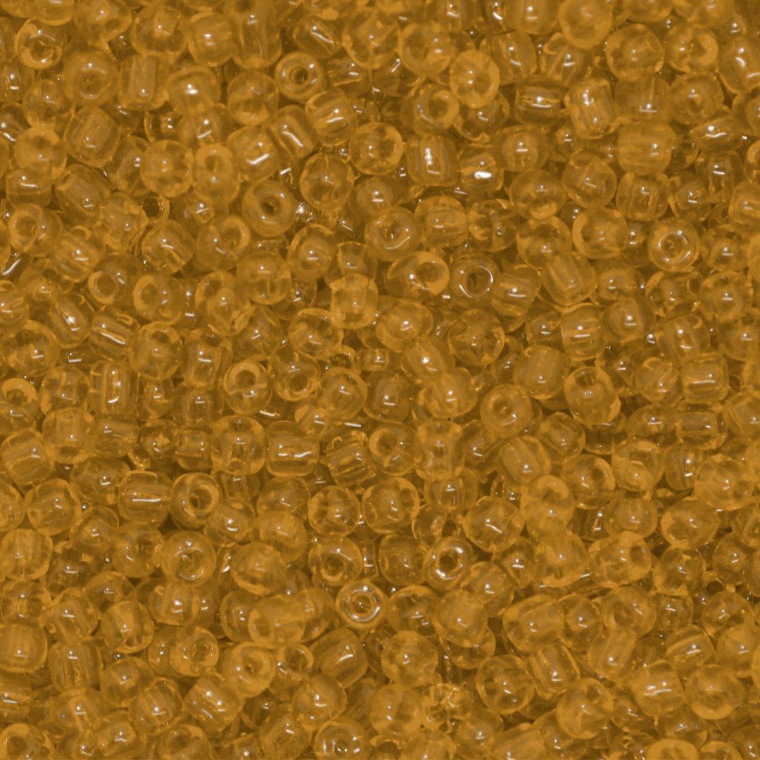 Seed Bead Bulk Bags - 6/0 - Transparent - Approx 448g/6,000pcs - Available in Multiple Colours