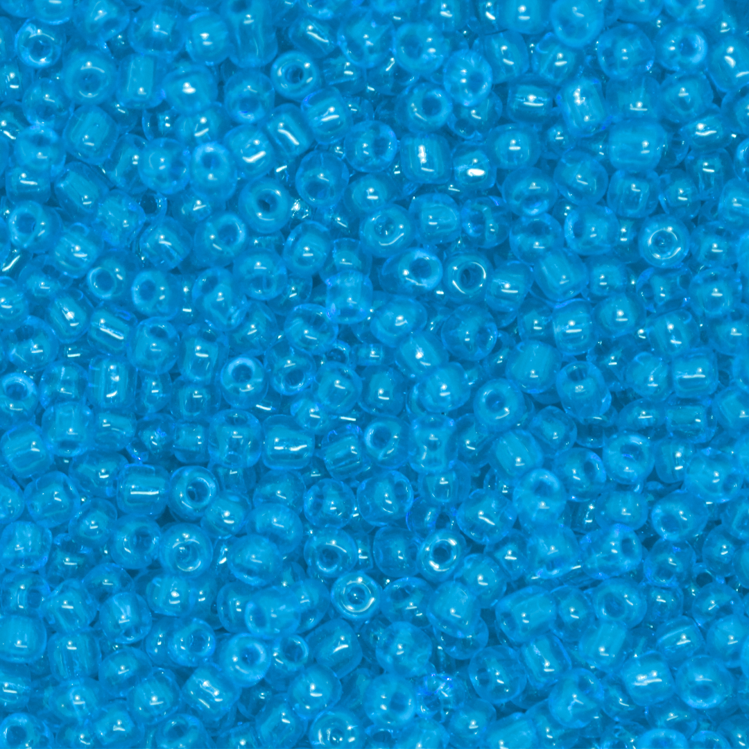 Seed Bead Bulk Bag - 8/0 - Transparent- 448g/13,000pcs - Available in Multiple Colours