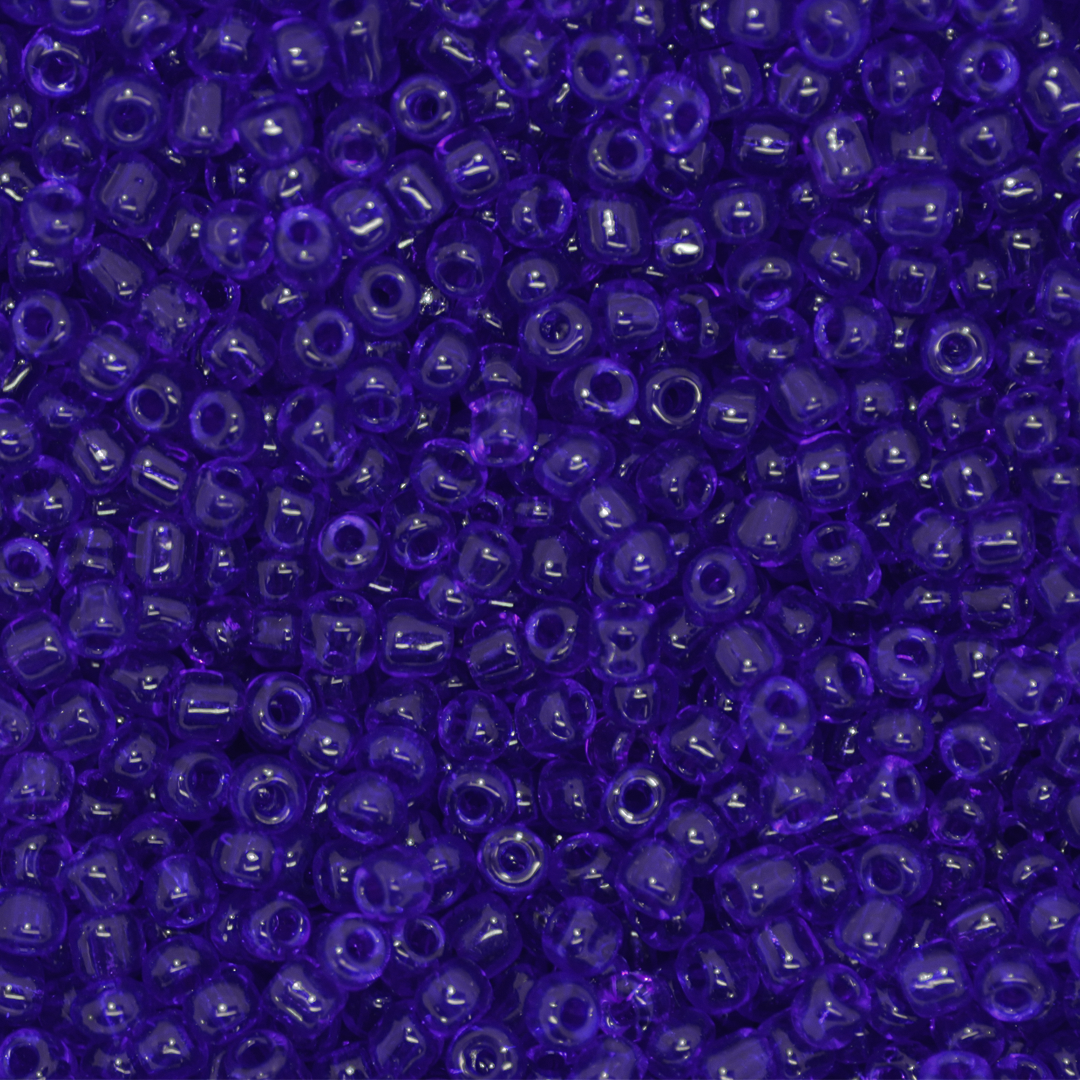 Seed Bead Bulk Bag - 8/0 - Transparent- 448g/13,000pcs - Available in Multiple Colours