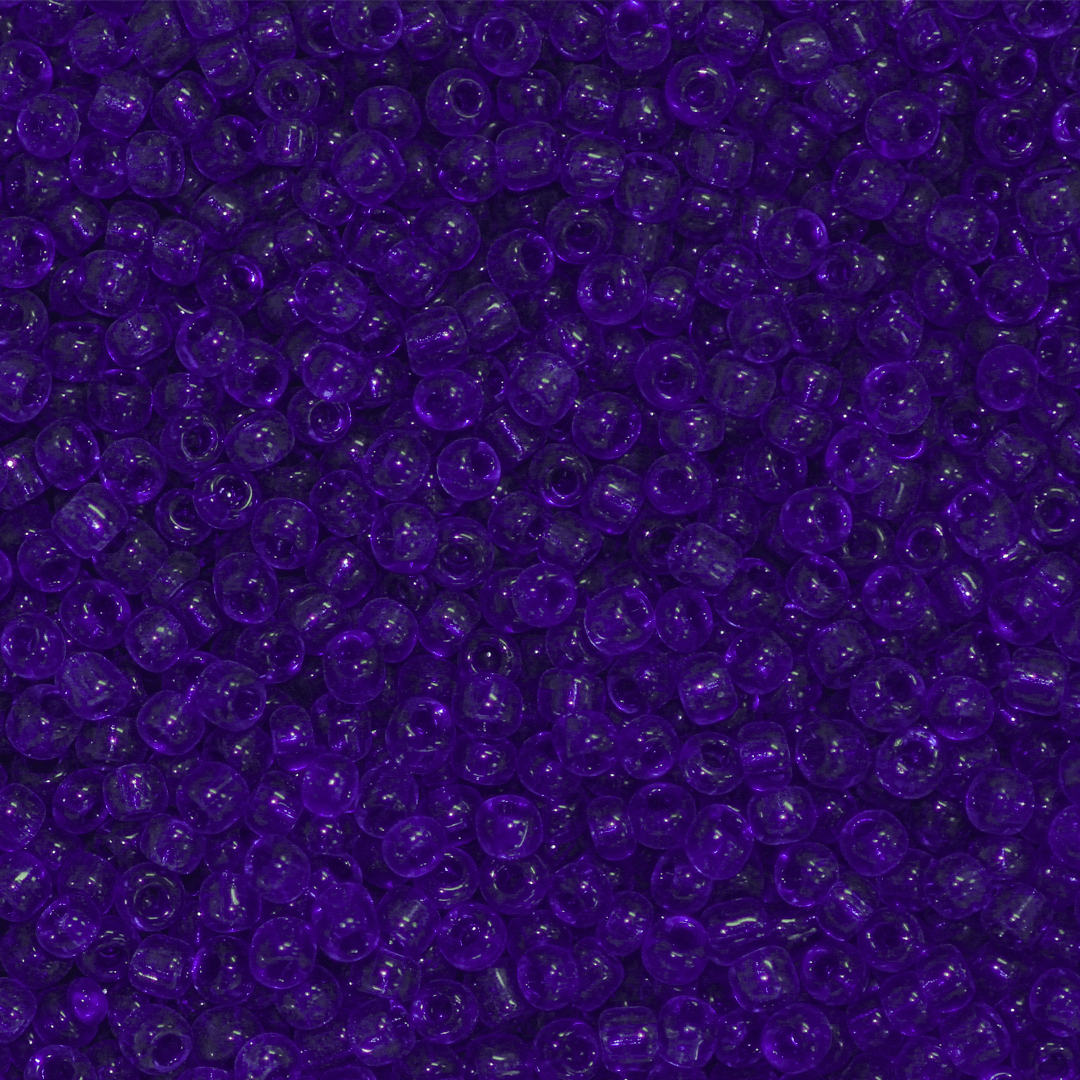 Seed Bead Bulk Bag - 8/0 - Transparent- 448g/13,000pcs - Available in Multiple Colours