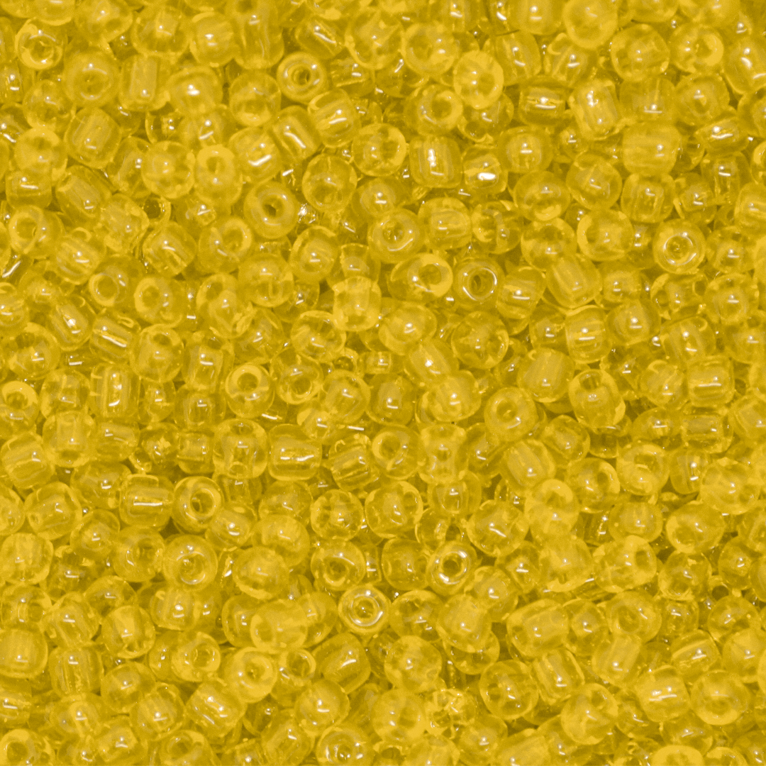 Seed Bead Bulk Bag - 8/0 - Transparent- 448g/13,000pcs - Available in Multiple Colours