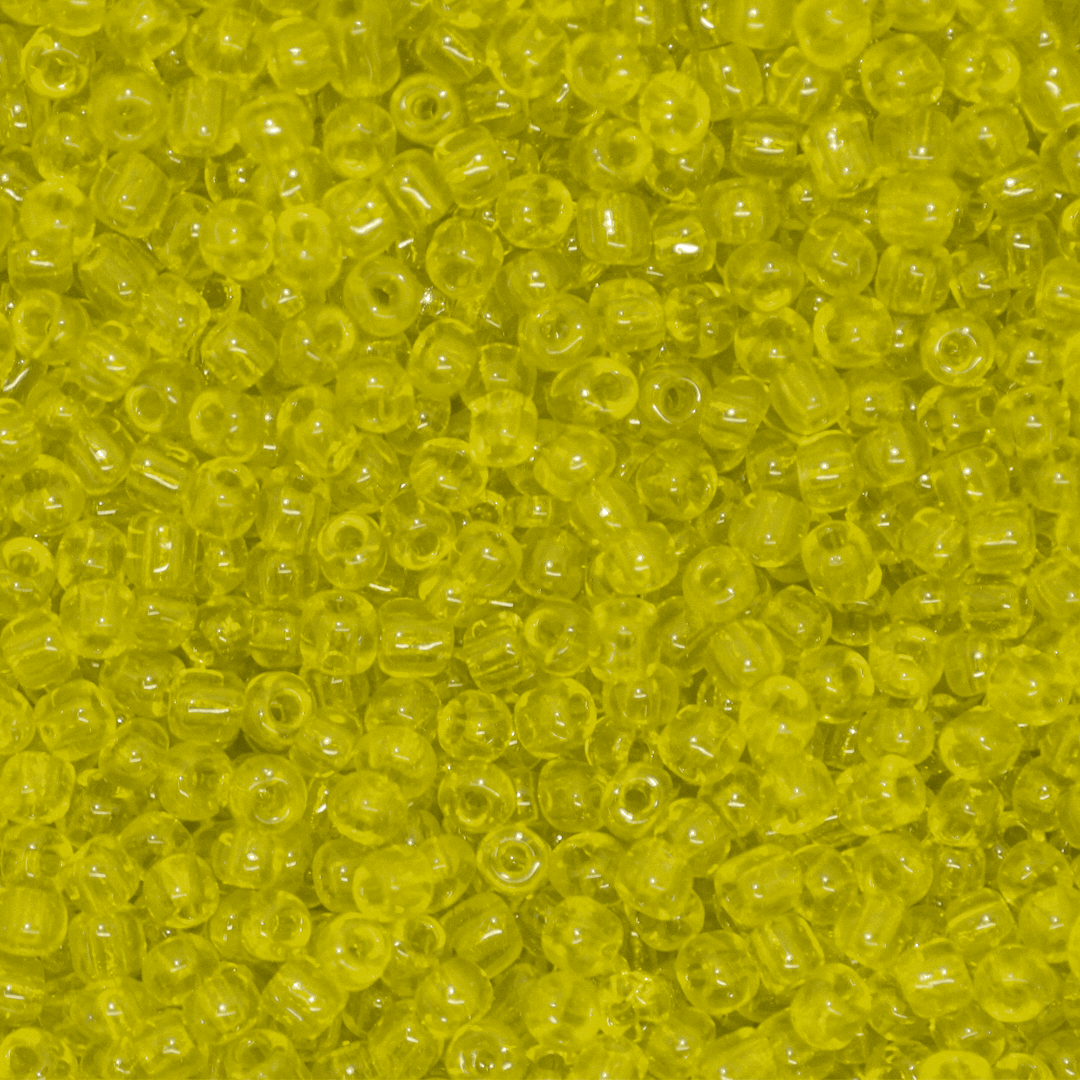 Seed Bead Bulk Bags - 6/0 - Transparent - Approx 448g/6,000pcs - Available in Multiple Colours