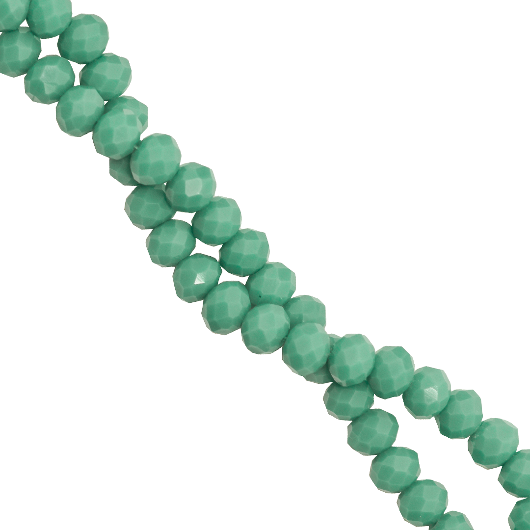 Glass Crystal Beads, Faceted, Rondelle, 8mm x 6.5mm, Approx 60 pcs per strand, Available in Multiple Colours