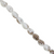 Glass Beads, Twisted Oval, Splatter Paint, 11mm x 8mm, Approx 65 pcs per strand, Available in Multiple Colours