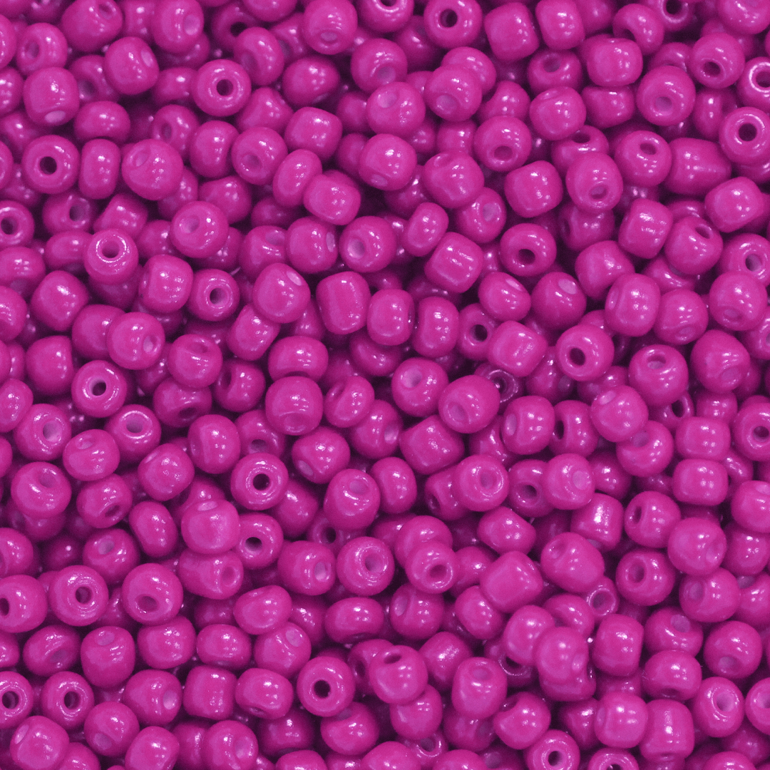 Seed Bead Bulk Bag - 11/0 - Vibrant Magenta Opaque - 448g/40,000pcs