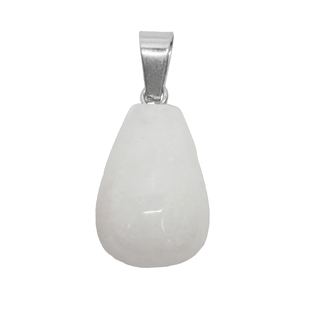 Gemstone Pendant, Drop, Semi-Precious Stone, 19mm x 13mm, Sold Per pkg of 1, Available in Multiple Gemstones