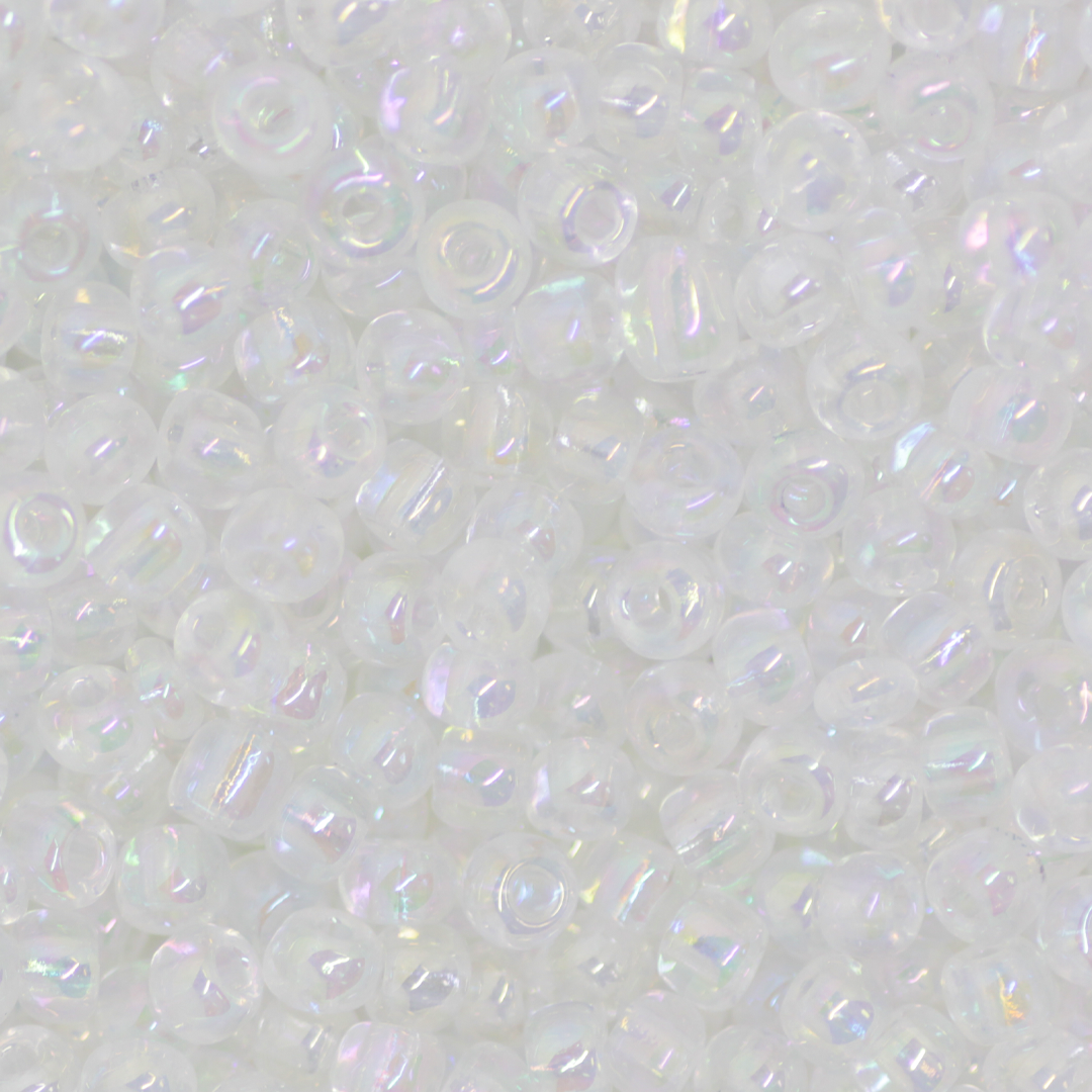 Seed Bead Bulk Bags - Transparent Luster - 6/0 - Approx 448g/6,000pcs - Available in Multiple Colours