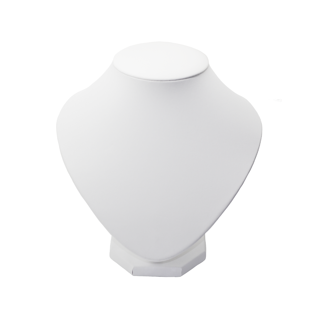 Tools, Necklace Stand, White, PU Leather, 7" x 7", 1pc