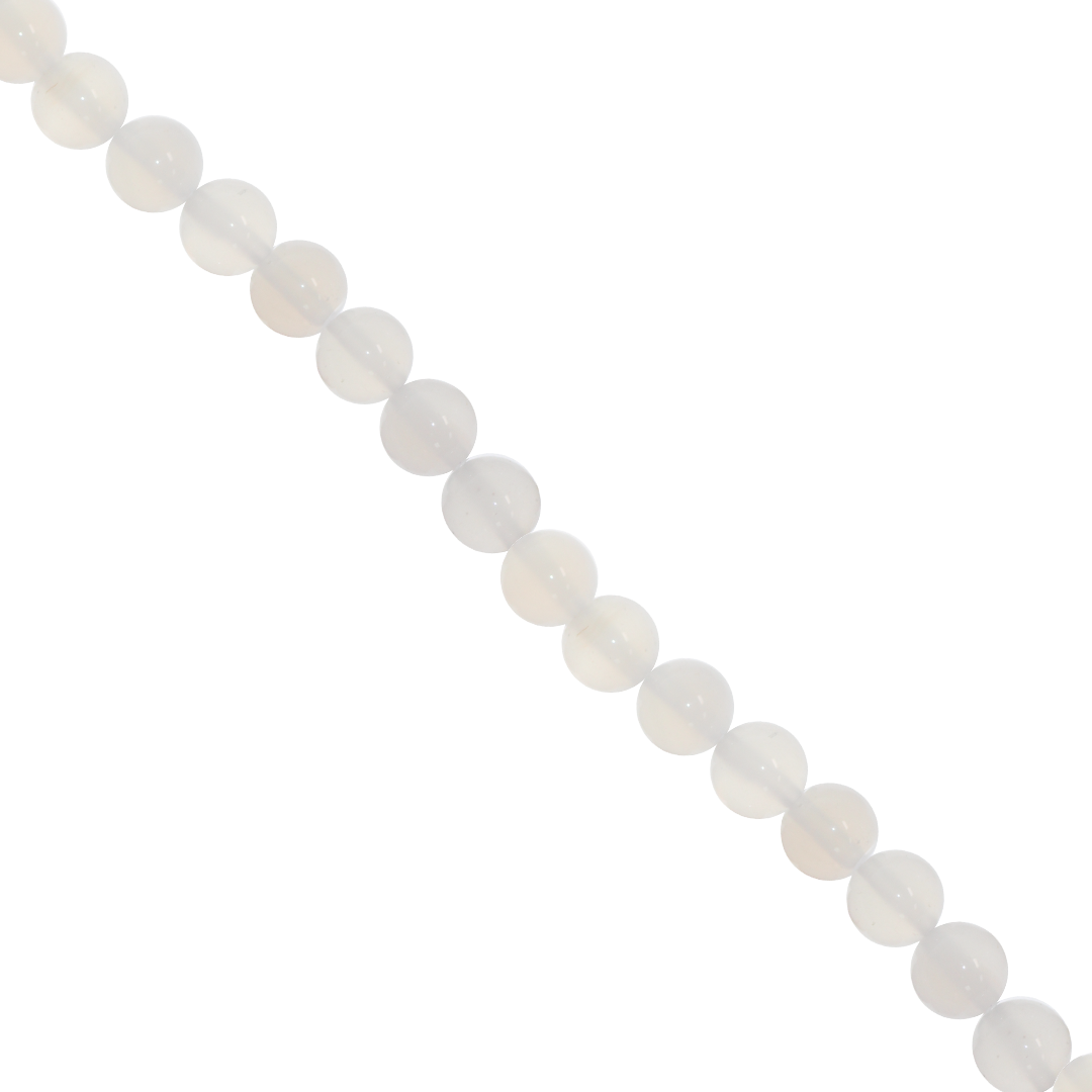White Agate, Semi-Precious Stone, Available in Multiple Sizes