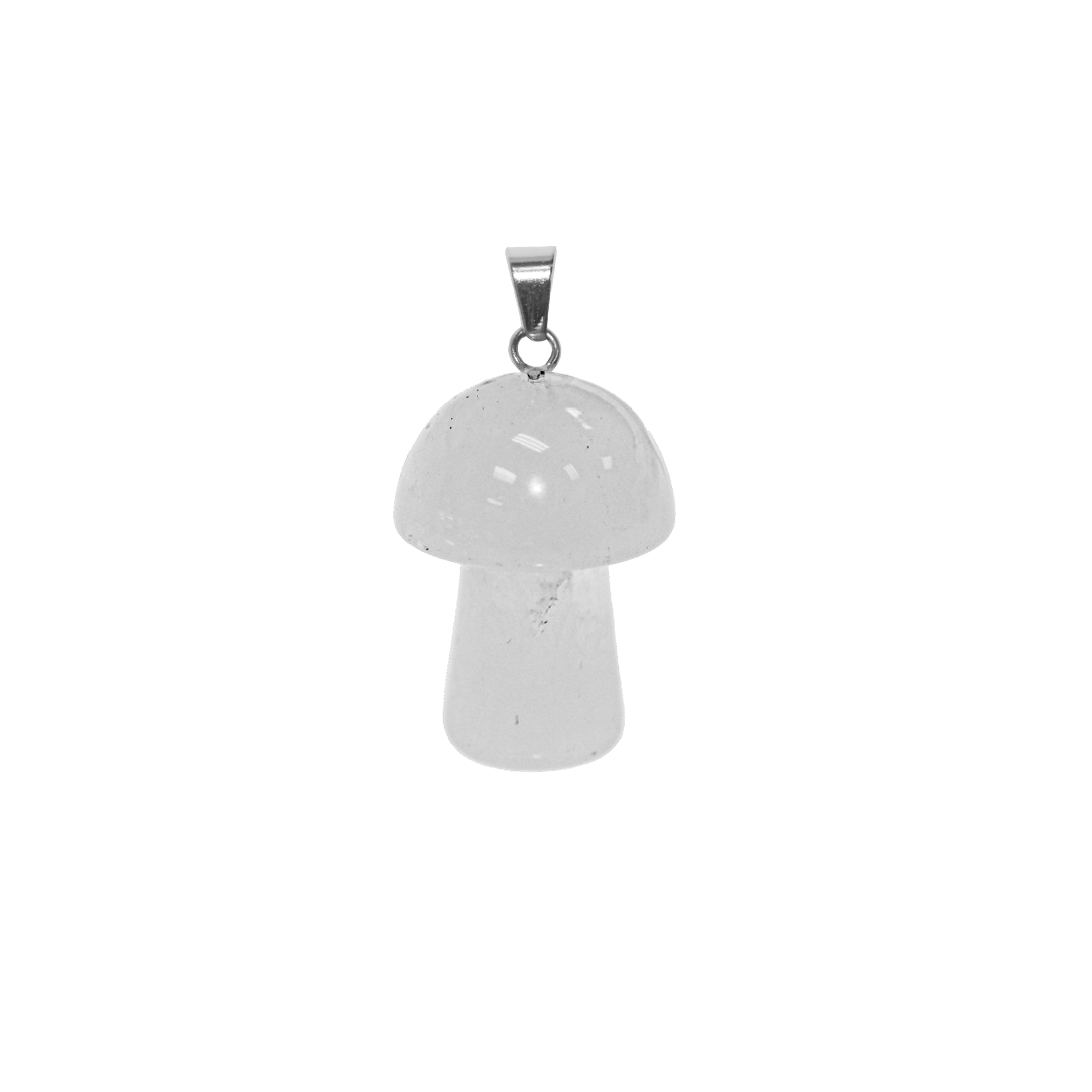 Gemstone Pendant, Mushroom, Semi-Precious Stone, Approx 21mm x 15mm, Sold Per pkg of 1, Available in Multiple Gemstones