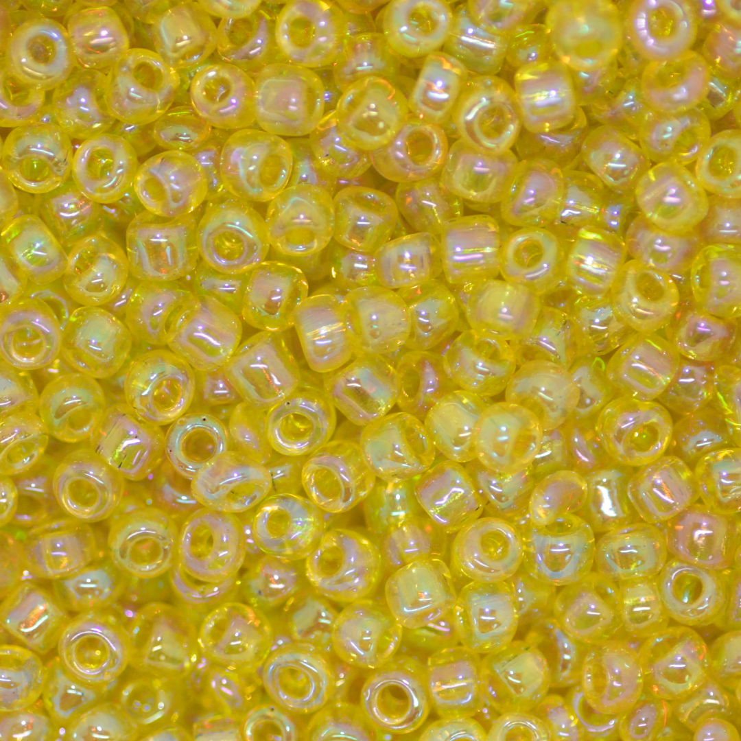 Seed Bead Bulk Bags - 8/0 - Yellow Luster - 448g/13,000pcs