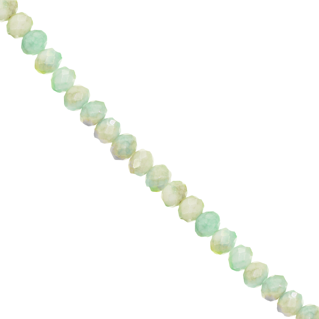 Crystal Glass Beads, Faceted, Rondelle, 8mm, Approx 60 pcs per strand, Available in Multiple Colours