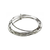 Bangles Set, Silver, Alloy, 2.55 inches inner diameter, Sold Per pkg of 7 pcs