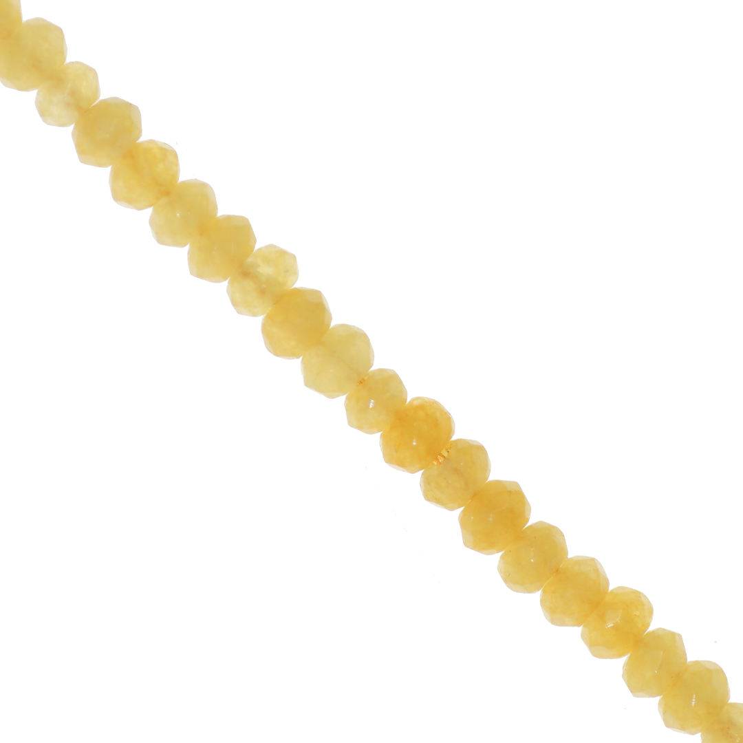 Dyed Agate, Rondelle Faceted, Semi-Precious Stone, 4mm x 3mm, 110 pcs per strand, Available in Multiple Colours