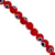 Glass Beads, Red Evil Eye, 8mm, Approx 45+ pcs per strand
