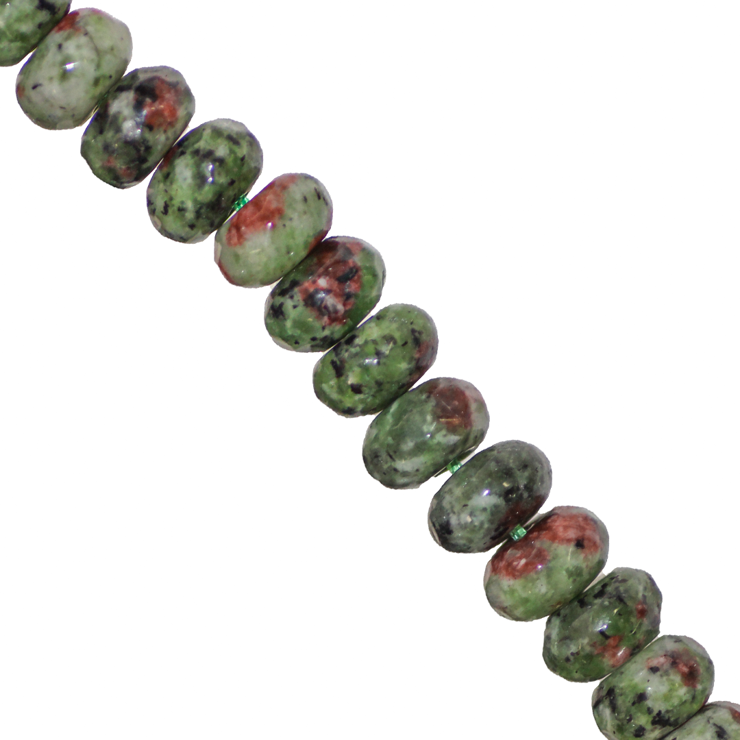 Dyed Agate, Rondelle Faceted, Semi-Precious Stone, 8mm x 5mm, 65 pieces per strand, Available in a Variety of Colours