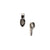 Bails, Glue On Bails, Silver, Alloy, 15mm x 6mm, Sold Per pkg of 5 - Butterfly Beads