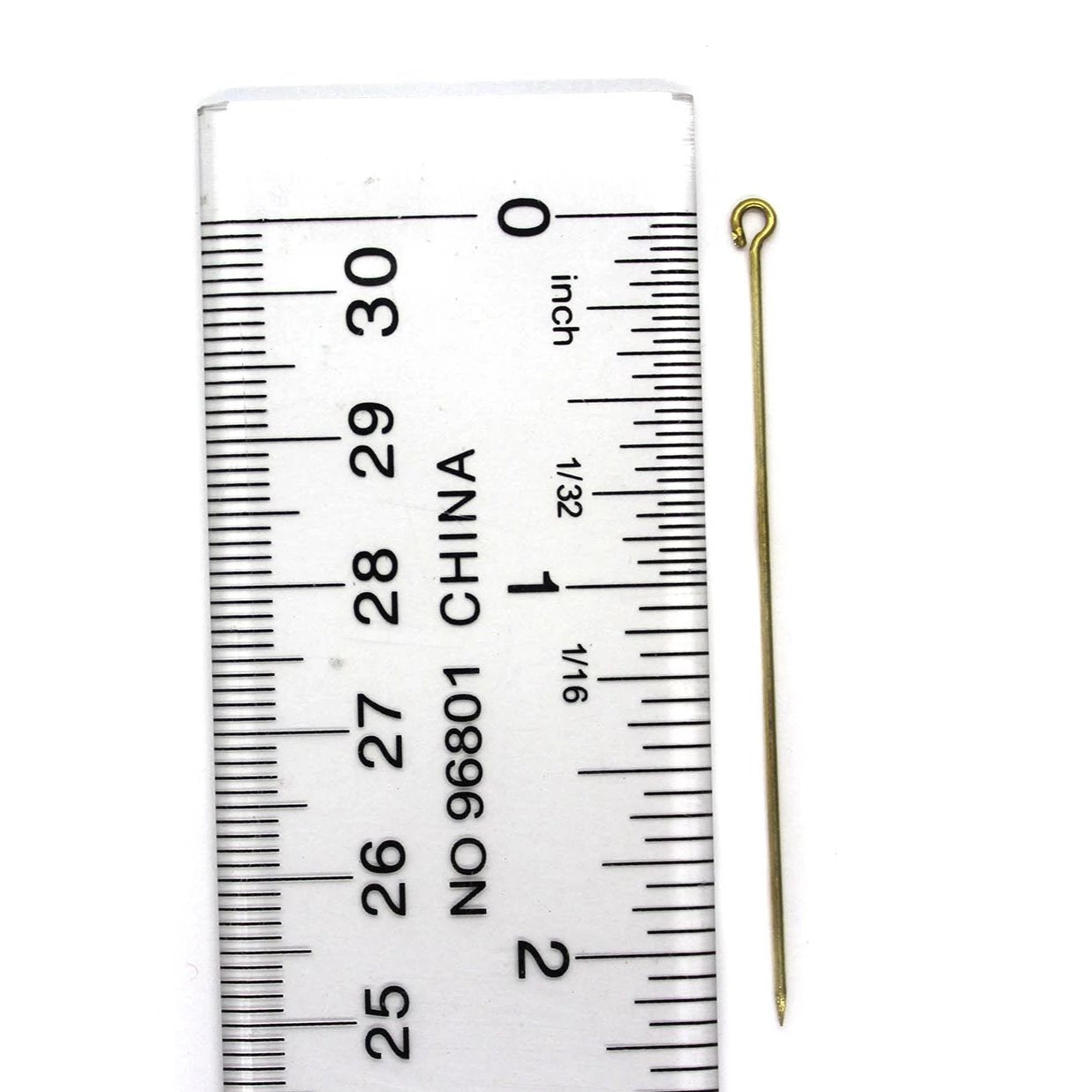 Brooch Pins, Gold, Alloy, 2.24 inch, 20 Gauge