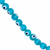 Glass Beads, Aqua Blue Evil Eye, 8mm, Approx 45+ pcs per strand