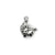 Charms, Firm Baby Carriage, Silver, Alloy, 17mm X 13mm, Sold Per pkg of 3